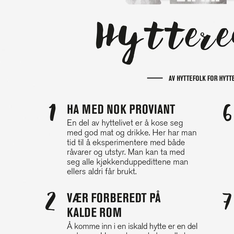 PAKKEPRIS Fjellvett og Hyttereglene