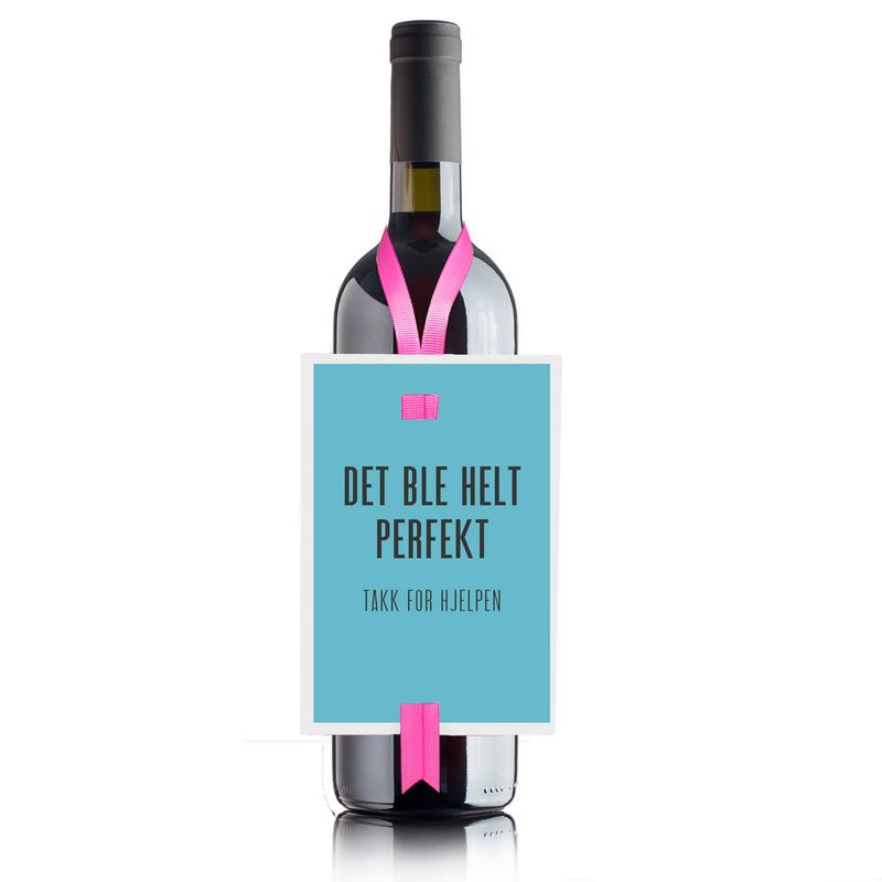 Det ble helt perfekt - Vinkort