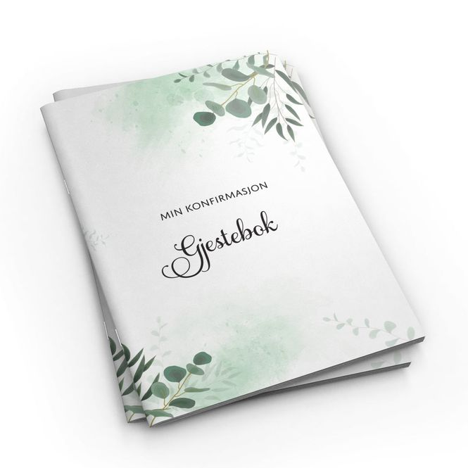 Hovedbilde Gjestebok - Min konfirmasjon (eukalyptus)