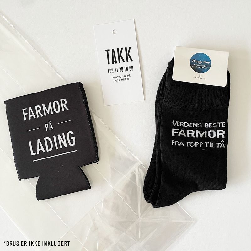 Strømpepakke til farmor (DIY)