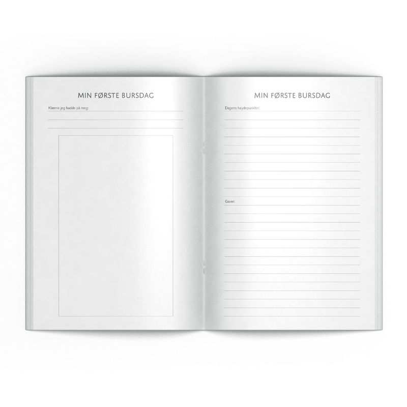 Minnebok - Mine bursdager