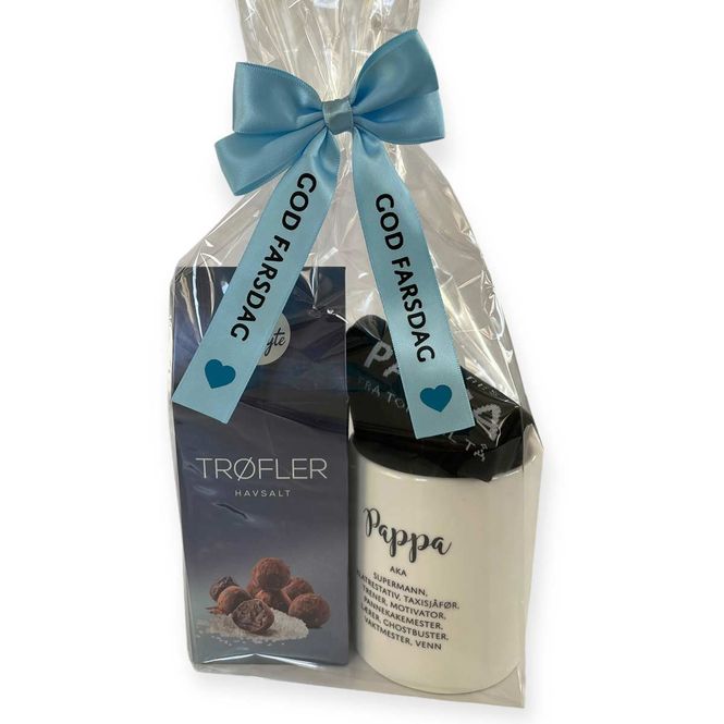 Hovedbilde Pappa aka med sjokoladetrøfler