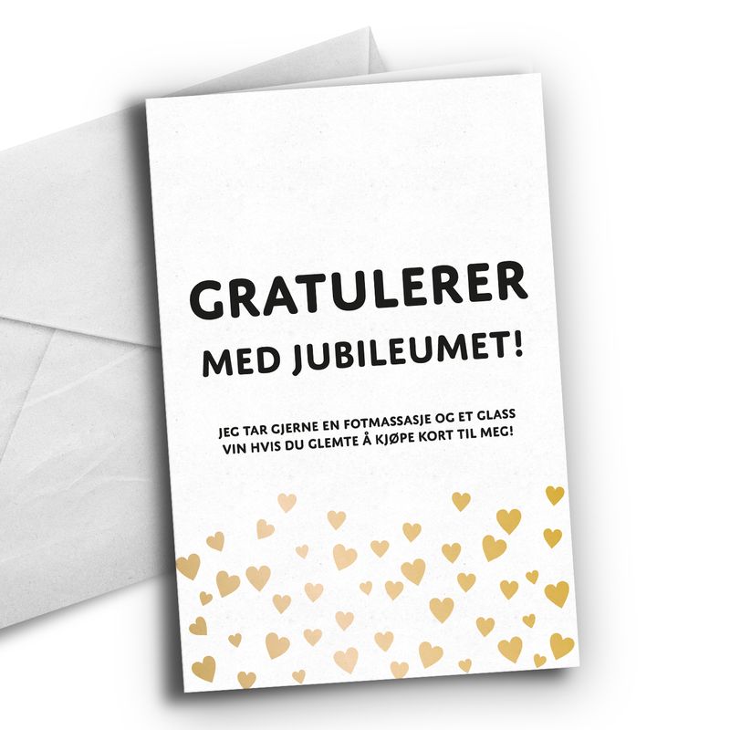 Gratulerer med jubileumet