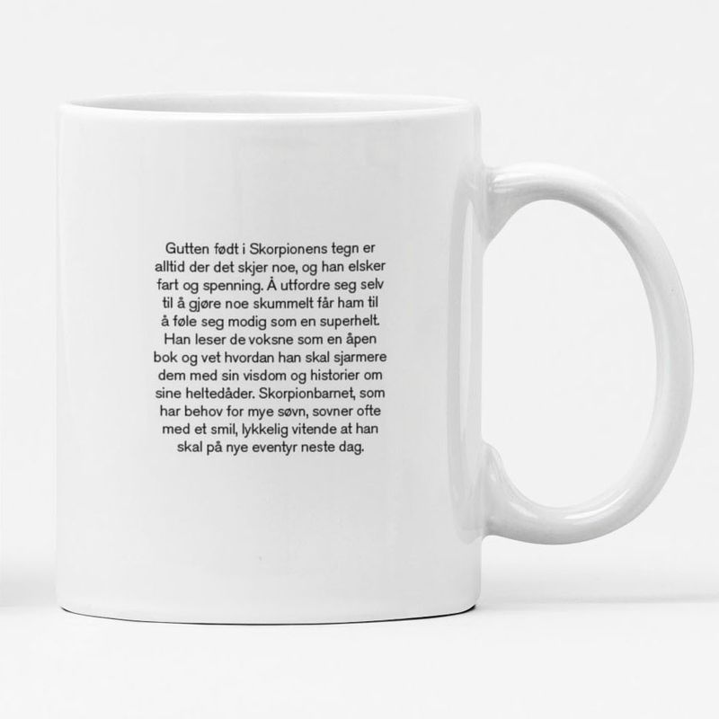 Stjernetegn: Skorpionen gutt