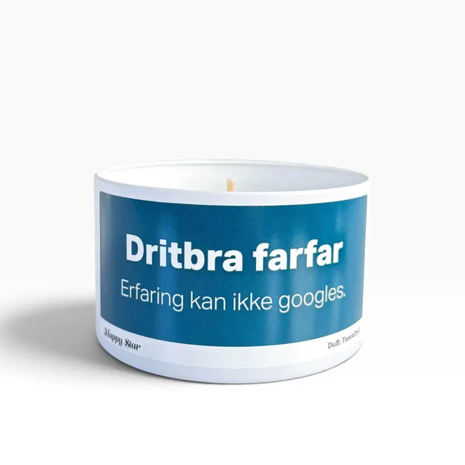Hovedbilde Duftlys Dritbra Farfar