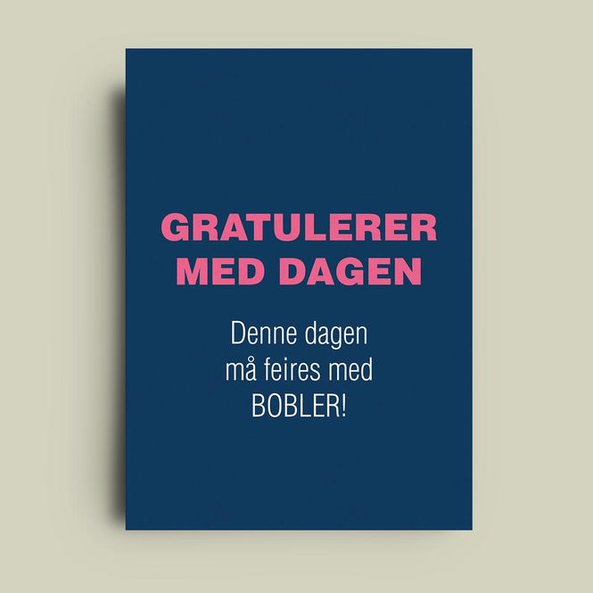 Hovedbilde Feire med bobler- enkelt kort
