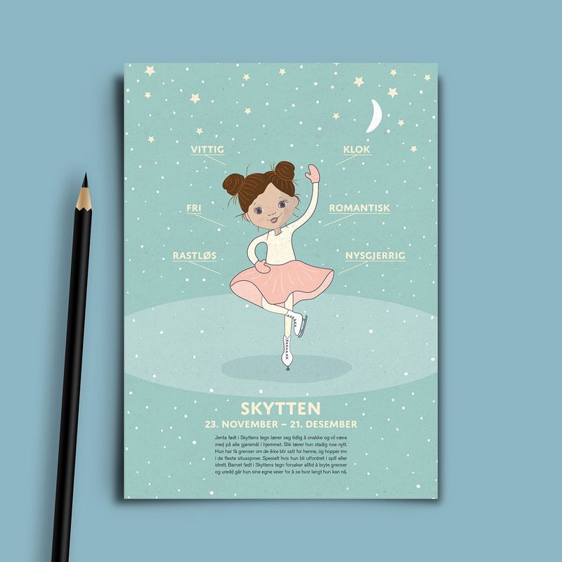 Bursdagskort Skytten Pike