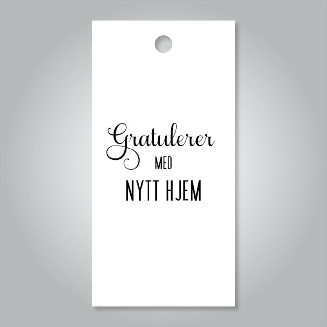 Hovedbilde Gratulerer med nytt hjem