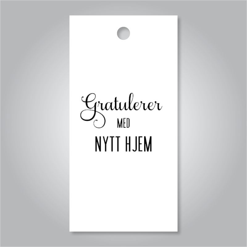 Gratulerer med nytt hjem