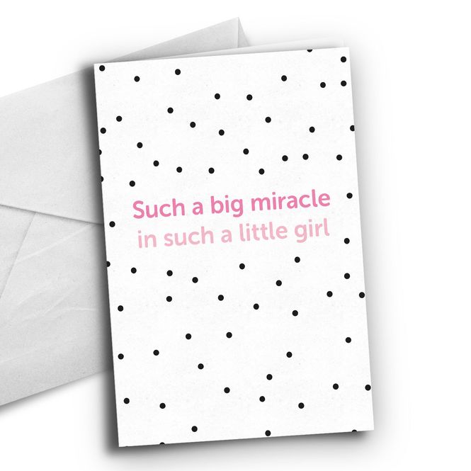 Hovedbilde Kort: Such a big miracle in such a little ...