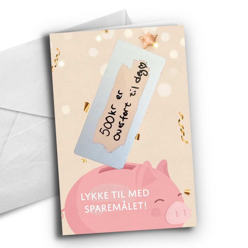 Sparemål - med skrapefelt