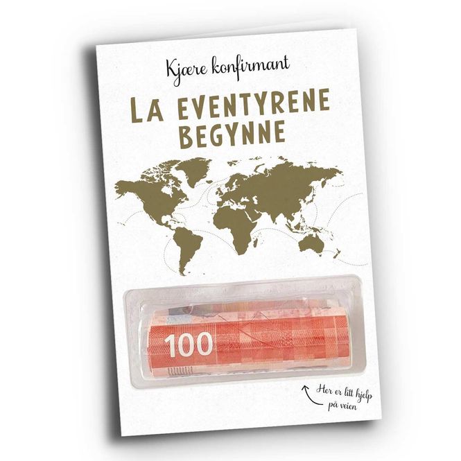 Hovedbilde Eventyrer konfirmasjon med pengeholder