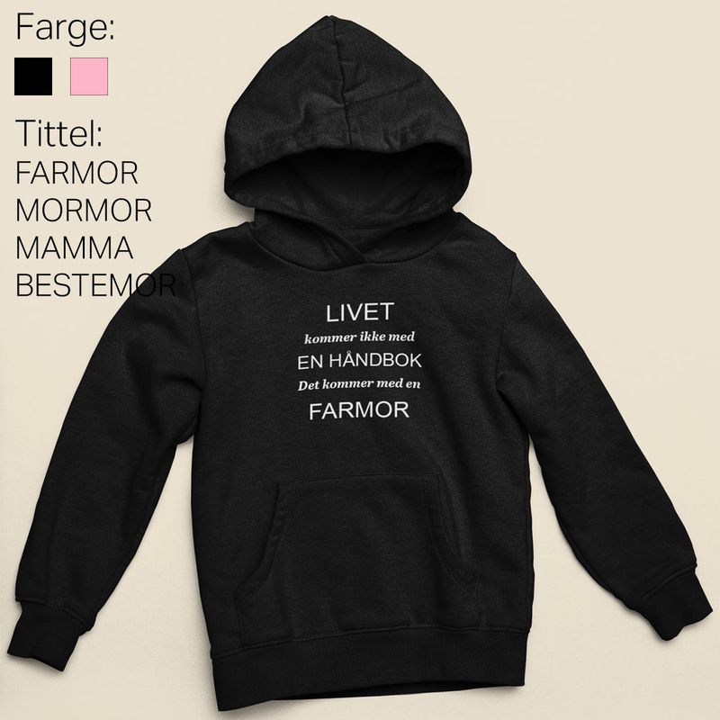 Livets håndbok - Hettegenser