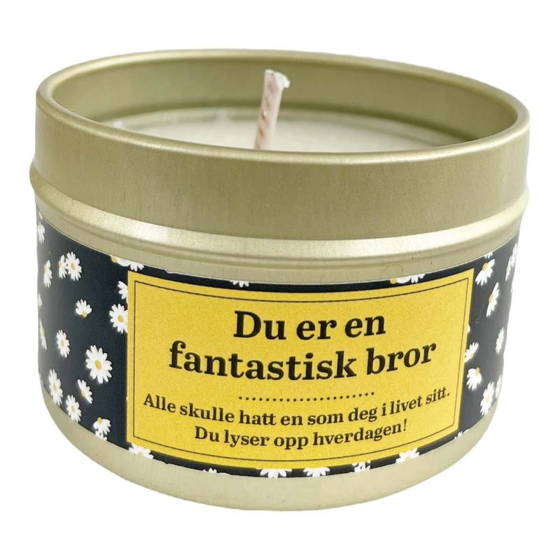Duftlys - Du er en fantastisk bror
