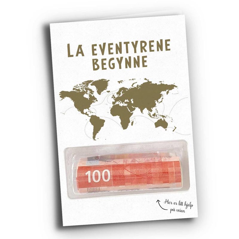 La eventyrene begynne - med pengeholder