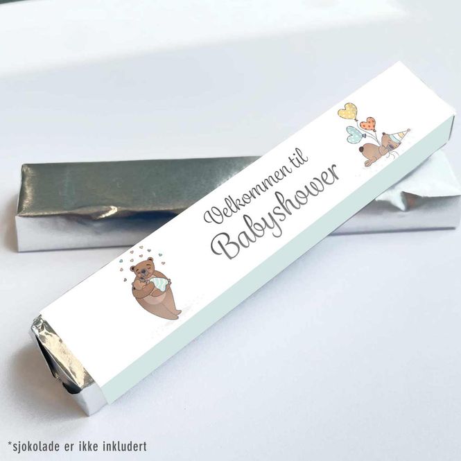 Hovedbilde Kinder omslag: Babyshower blå