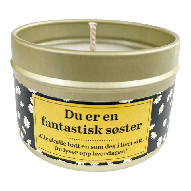 Hovedbilde Duftlys - Du er en fantastisk søster