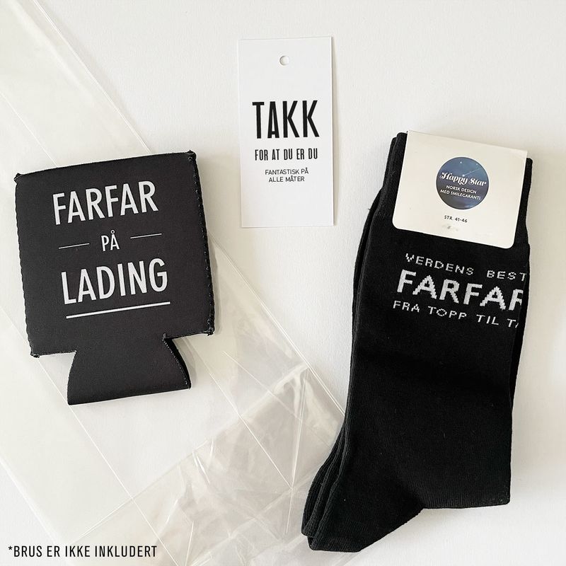 Strømpepakke til farfar (DIY)