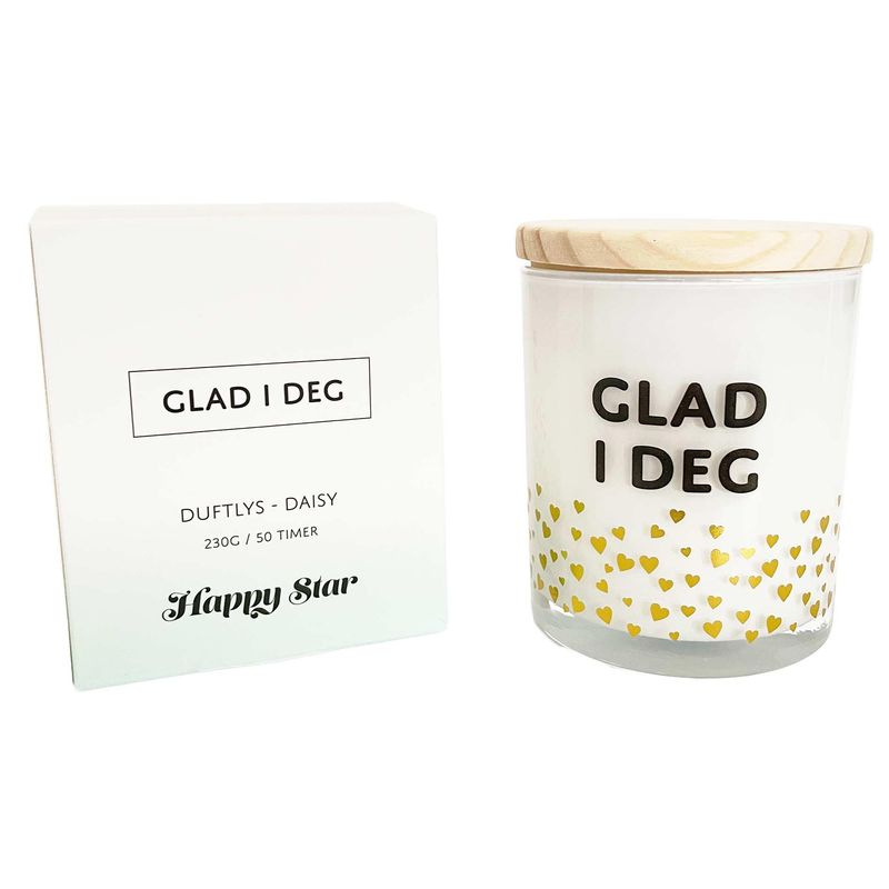 Duftlys - Glad i deg