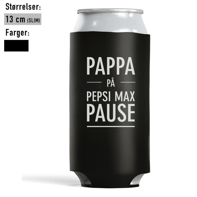 Hovedbilde Pappa på pepsi max pause - svart