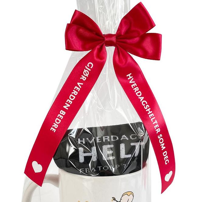 Hovedbilde Hverdagshelter Rød gavesløyfe